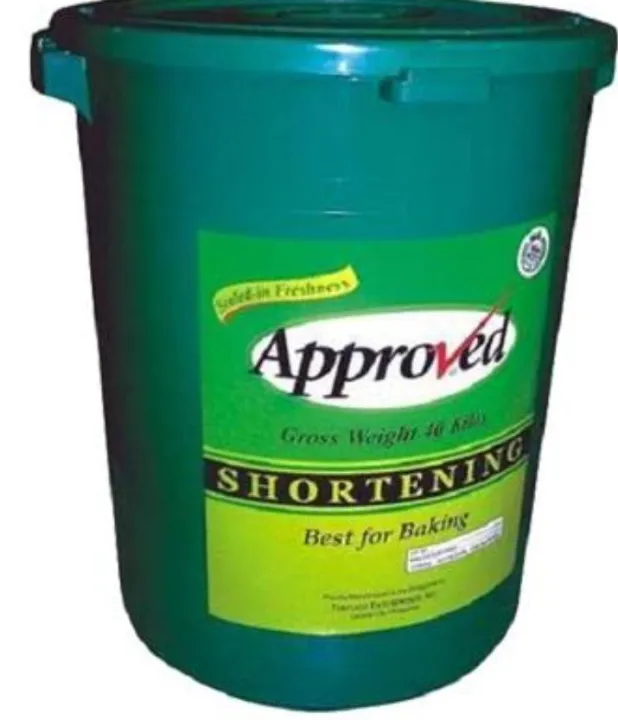 Approved Lard / Shortening 40kg for Baking Breads, Cakes, Pizza and