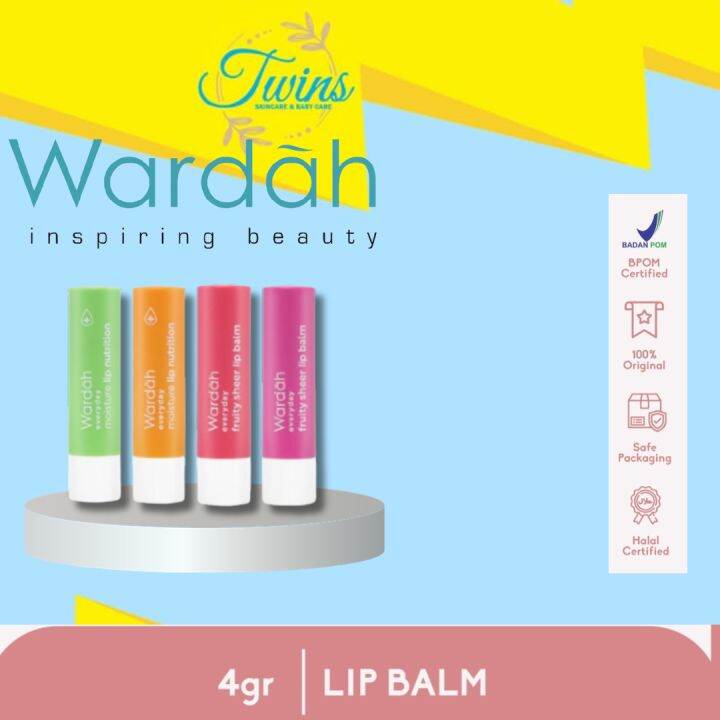 WARDAH LIP BALM (4g) Lazada Indonesia