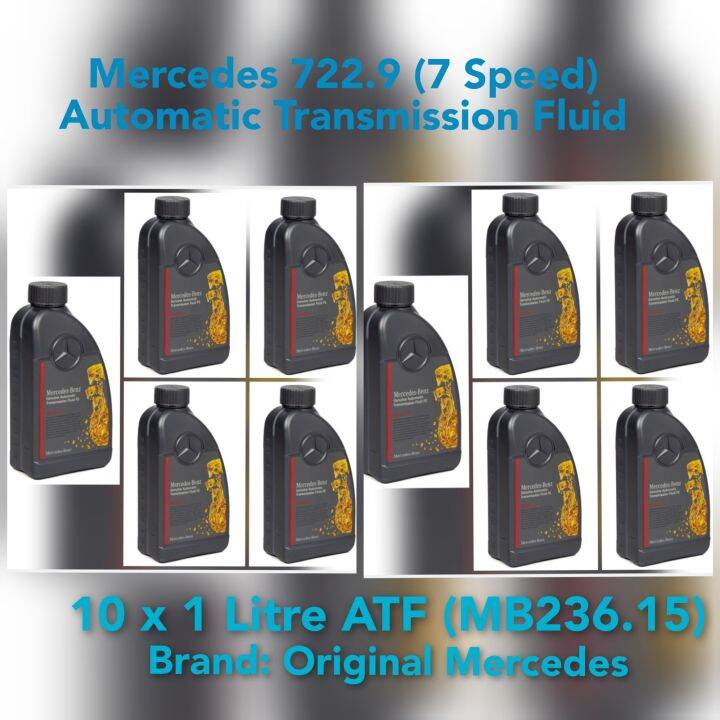 10 X 1 Litre Genuine Mercedes Automatic Transmission Fluid ATF 134 FE