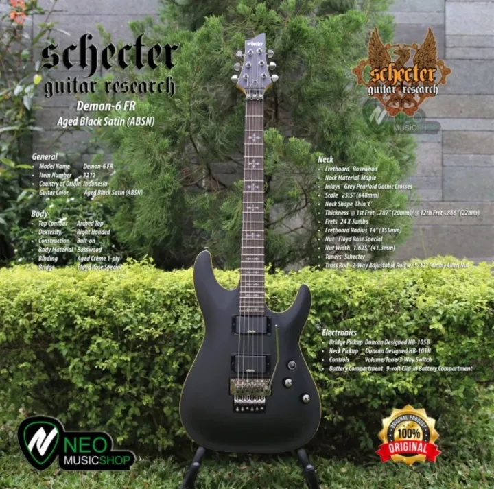 エレキギター SCHECTER ( シェクター ) DEMON-6 ABSN - 通販