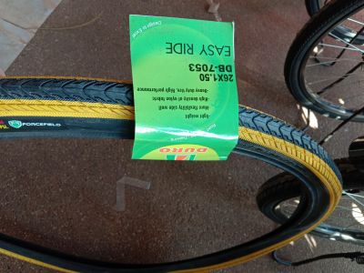 ยางนอกจักรยาน 26×150 DURO ดำแถบเหลือง พร้อมส่งในไทย
