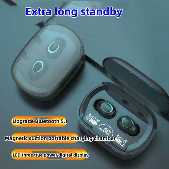 MD06 TWS Bluetooth 5.2 Headphones Wireless Headset Intelligent Noise