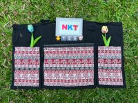 ผ้ากันเปื้อนพื้นเมืองลายช้างไทย Half Apron NKT.125