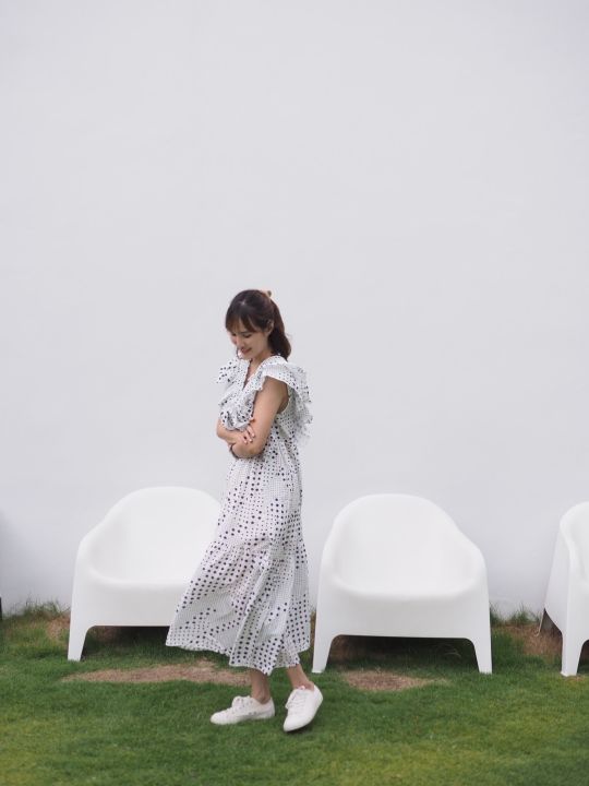 polkadot-maxi-dress