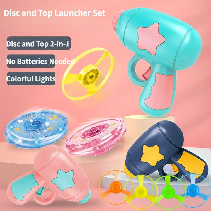 Luminous Saucer Bamboo Dragonfly Gyroscope 2in1 with Transmitter Kids ...