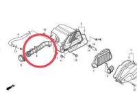 ท่อยางหม้อกรองอากาศ Click110i (17253-KVB-T00) คลิก110i แท้ศูนย์ฮอนด้า อะไหล่แท้