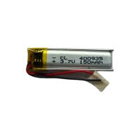 บตเตอรี่ลิเธียมโพลิเมอร์3.7V 150MAh LiPo แบตเตอรี่400935สำหรับ Mp3หูฟังเครื่องบันทึก DVD ชุดหูฟังบลูทูธสมาร์ทนาฬิกา