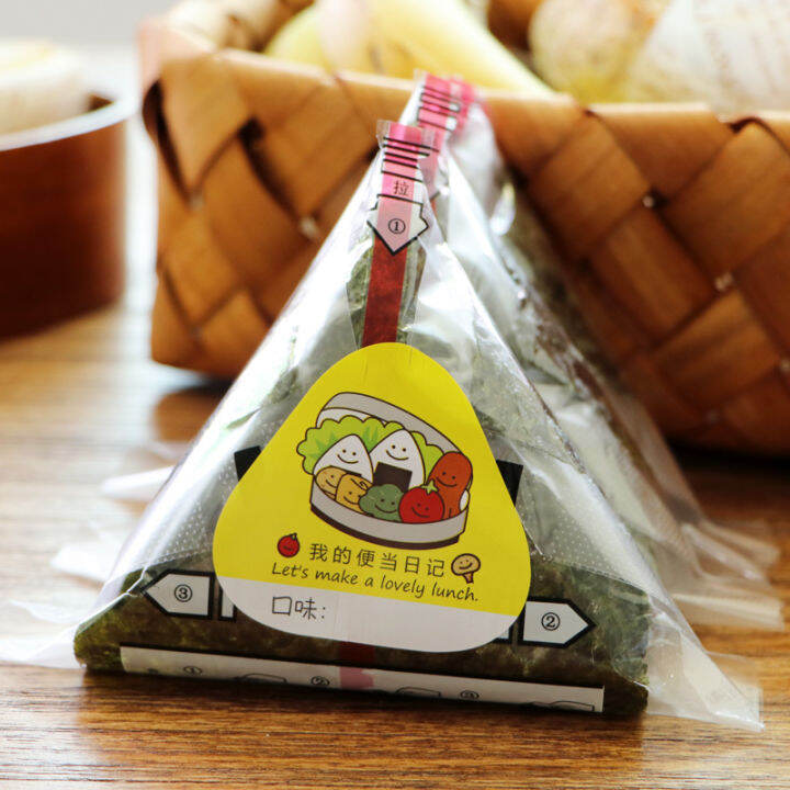 Triangle Rice Roll Seaweed Chips Packing Bag Convenience Store Sushi