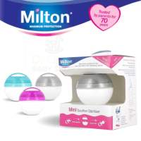 ?พร้อมส่ง? กล่องกำจัดเชื้อโรคแบบพกพาสำหรับจุกนมและจุกหลอก Milton Mini Soother Steriliser