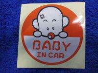 B.S.D สติกเกอร์แต่รถ BABY TN CAR  9×9cm 1ชิ้น