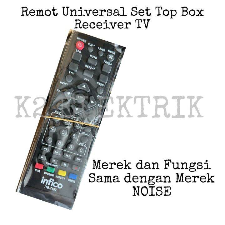 INFICO NOISE Remot Set Top Box Matrix Luby Advance Myvo Vippo Dll ...