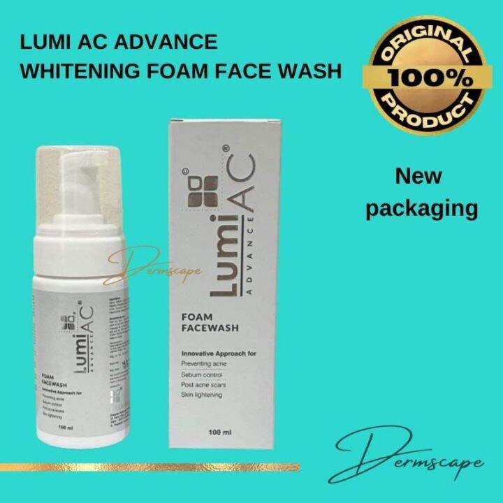 LUMI AC Foam Face Wash for Acne Prone Oily Skin with Niacinamide