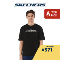 Skechers สเก็ตเชอร์ส เสื้อยืดแขนสั้นผู้ชาย Men Short Sleeve Tee - SL22Q4M298-0018