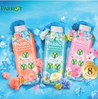 Parrot แพรอท แป้งเย็น พฤกษานกแก้ว 260g ให้เลือก 3 กลิ่น เย็น สดชื่นนนนน