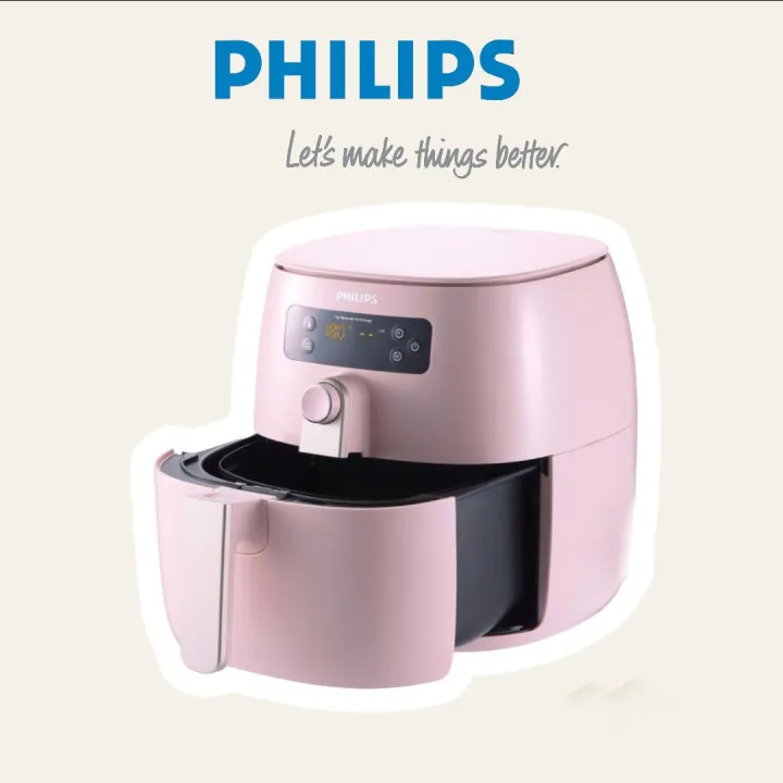 PHILIPS PREMIUM DIGITAL AIRFRYER HD9741 ( LYCHEE PINK ) by AMWAY Lazada