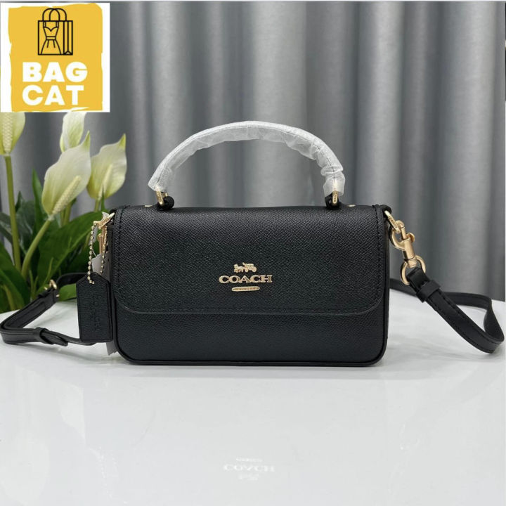 Ảnh thật+ full túi vải] Túi COACH Mini Josie Top Handle Crossbody dư xịn  quà tặng sang trọng 