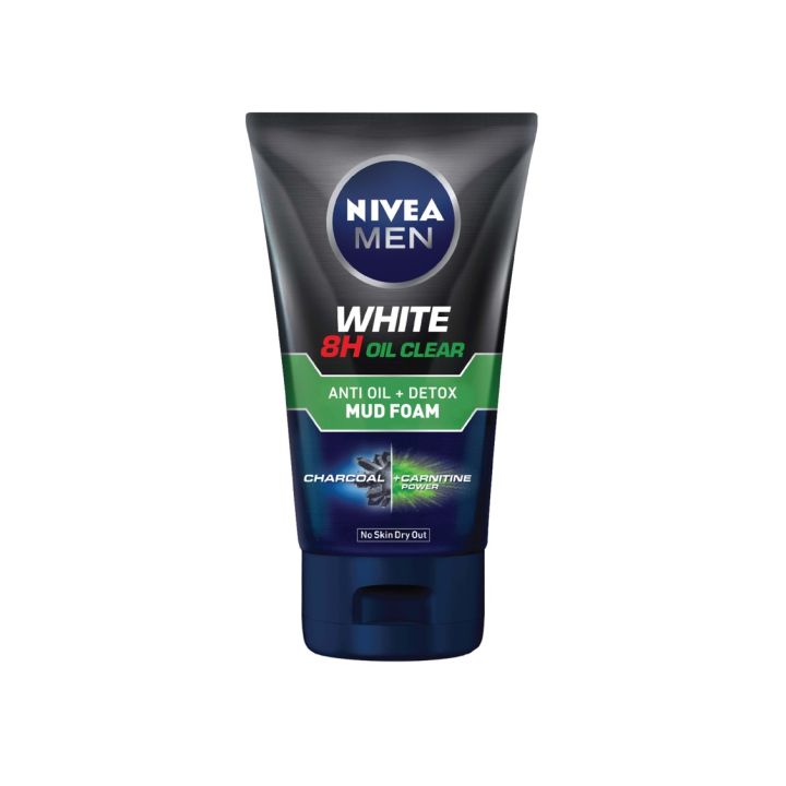 NIVEA MEN Facial Wash Bright Oil Clear Mud Foam, 100g | Lazada PH