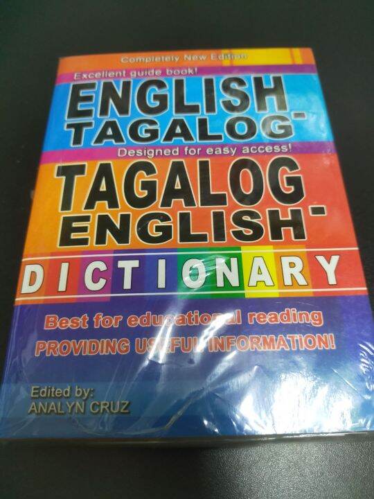 English tagalog Dictionary Lazada PH