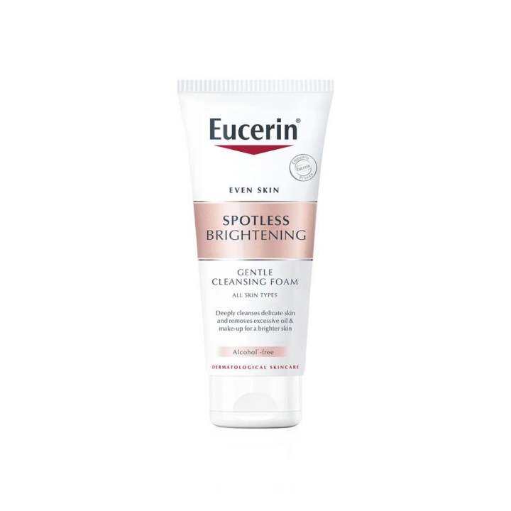 Eucerin SPOTLESS BRIGHTENING GENTLE CLEANSING FOAM 50 G Lazada.co.th