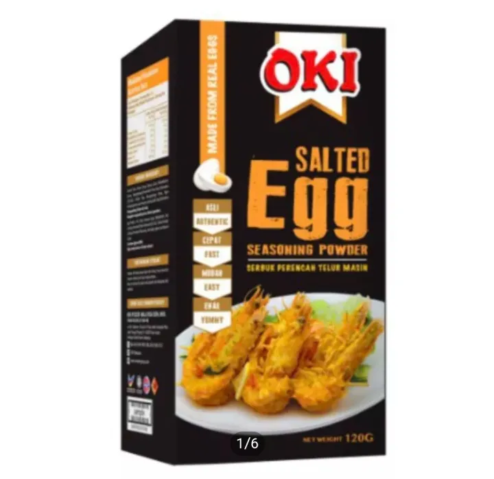 OKI Salted Egg Seasoning Powder120gm Lazada