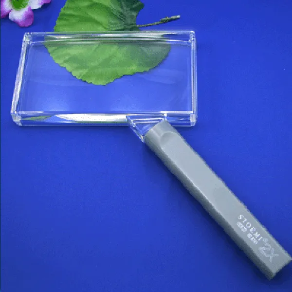 Zhengsiduomei Square Magnifying Glass Large Handheld Magnifying Glass