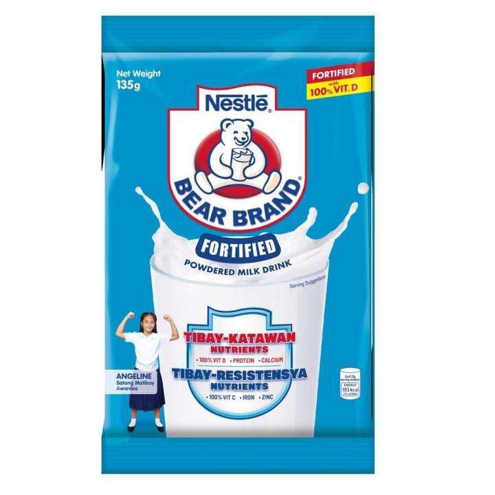 BEAR BRAND FORTIFIED POWDERED MILK DRINK PLAIN 150G | Lazada PH