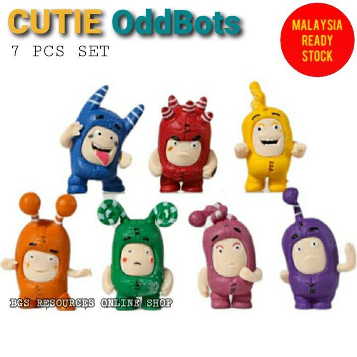 Ready Stock☝️ Cutie Oddbods Toy Oddbods Figures Cute Toys As Cake 