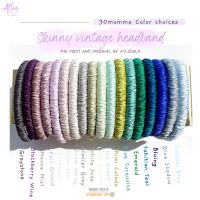 ที่คาดผมผ้าไหมมัลเบอร์รี่” the ORIGINAL” Atliz mulberry silk skinny vintage headband 30momme