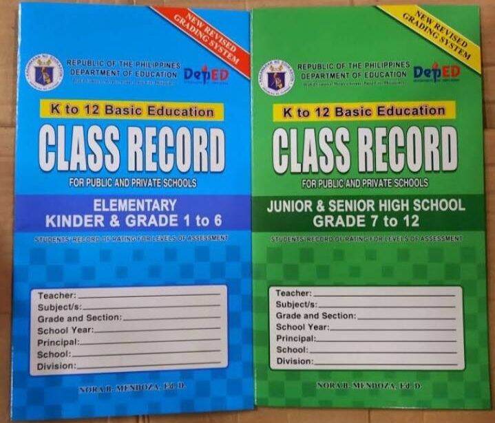 CC CLASS DOCUMENT/ Class Record/ GRADE 16/ 3PCS/assorted brand/( new