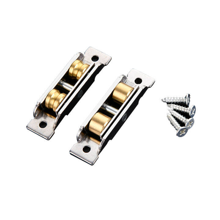 OldFashioned Plastic Steel Door Window Pulley Glass Sliding Door Wheel