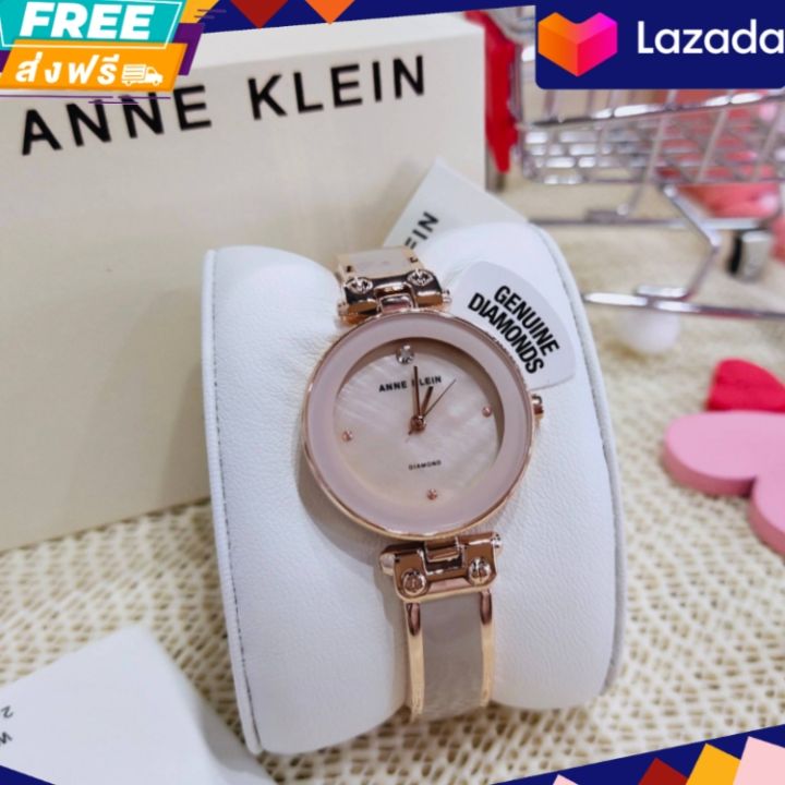 ประกันศูนย์ไทยนาฬิกาข้อมือผู้หญิง-anne-klein-ak-1980bmrg-ladies-quartz-watch-ขนาด-28-mm