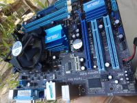 main board เมนบอร์ด Asus P5G41T-M Socket 775 ddr3 พร้อม พัดลม cpu core2 E7400 ฝาหลัง