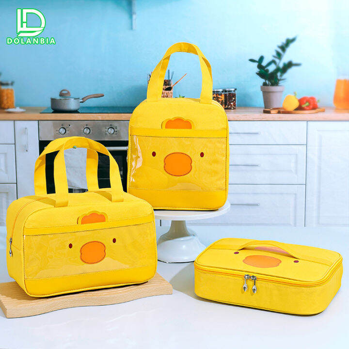 DOLANBIA Cute Cartoon Lunch Bag Thermal Bag For Food Children Aluminum ...