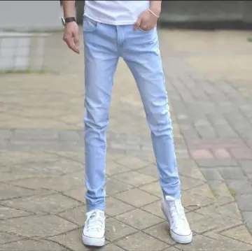 Sky blue best sale color jeans