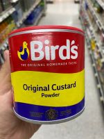 ผงคัสตาร์ด แป้งสำเร็จรูปสำหรับทำคัสตาร์ด ตรา เบิร์ดส์ 300g Custard Powder Birds Brand คัสตาร์ด พาวเดอร์ Original Custard Powder Homemade Taste