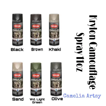Camouflage Paint Spray Olive 400ml - KRYLON