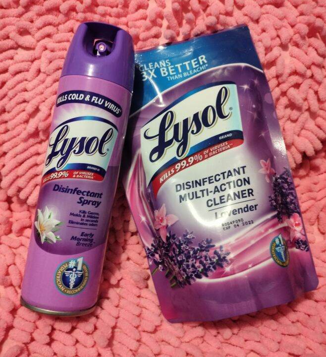 Lysol disinfectant spray 170g Lysol refill pouch Lazada PH