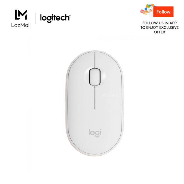 Logitech M350 Pebble Wireless Mouse Silent Bluetooth Optical Office