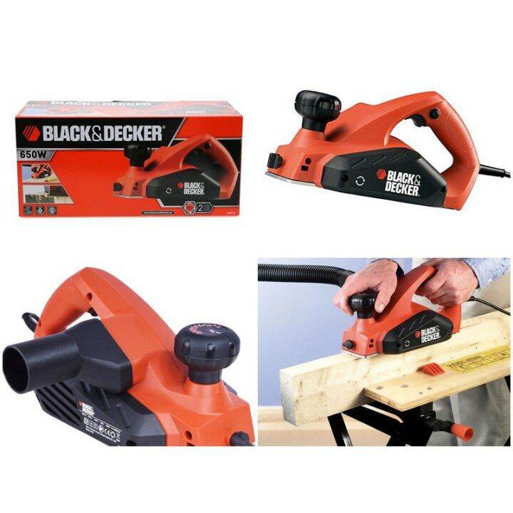 Black & Decker 8 mm KW712-QS 650W Rebating Planer, 17000 Rpm, 650 Watt