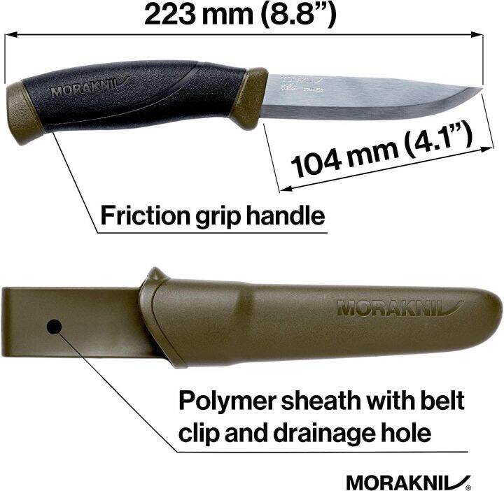 morakniv-มีดอเนกประสงค์-รุ่น-companion-พร้อมจัดส่ง