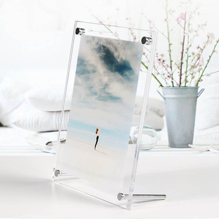 Keai Acrylic Photo Frame Swing Table Card Display Card 5678Inch A4