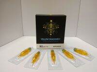 เข็มฮอค เยลโล่ดรากอนไฟว์ Yellow Dragon fly (เบอร์ 9 RL) สำหรับเดินเส้น งานสักลาย (1 กล่อง มี 20 ชิ้น) ใช้งานง่าย สะดวกสบาย