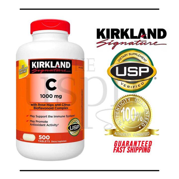 Kirkland Signature Vitamin C 1000mg (500 Tabs) Lazada PH
