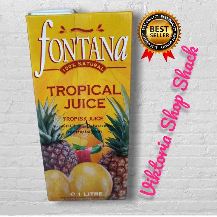 Fontana Tropical Juice (1 liter) Lazada PH