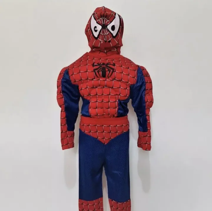 S.piderman muscle costume for kids 2-8yrs | Lazada PH