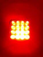 ไฟหรี่แดง  3 นิ้ว LED 12-24VDC รุ่นกันน้ำ 48W