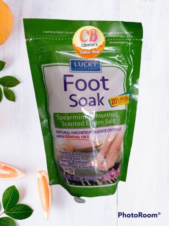 Foot Soak Epsom Salt 544g Lazada PH