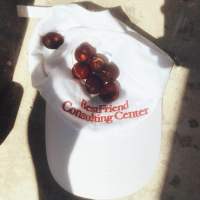 DOWNTOWN.TH BestFriend Consulting Center Cap White/Red - หมวก DOWNTOWN ปักลาย BFC สีขาว/แดง