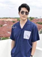 Minimal_Polo Edit shirt สีกรม