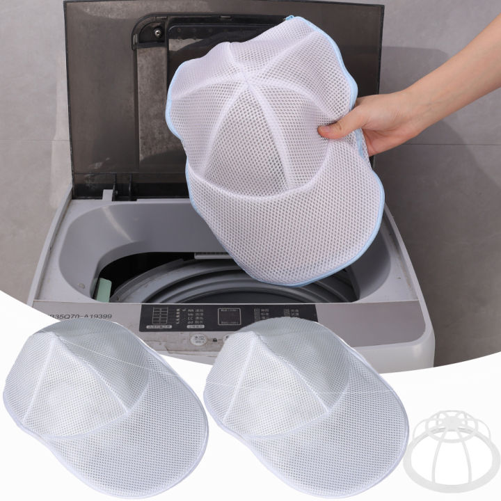 Hat Mesh Washing Bag Washing Machine Hat Wash Protector with